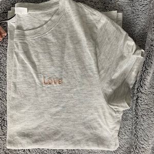 H&M ‘LOVE’ t shirt
